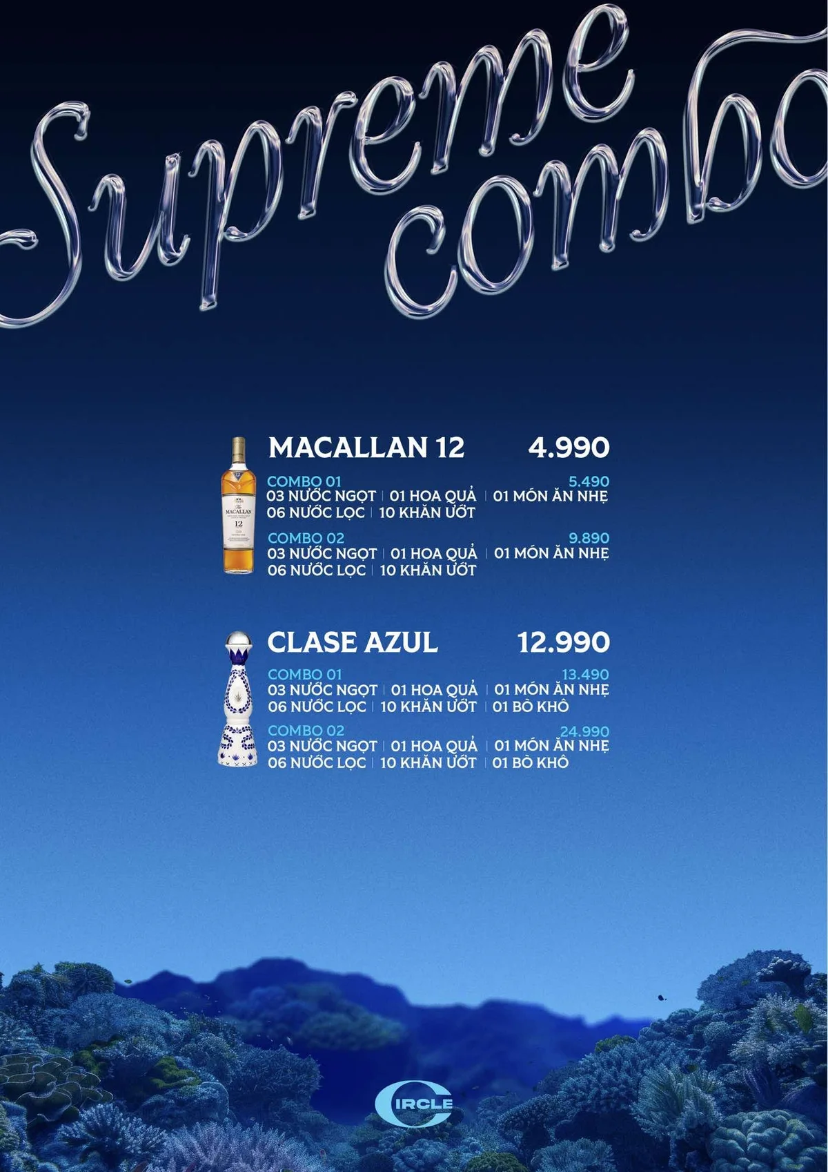 Thực đơn Circle Social Club Hạ Long — trang 1