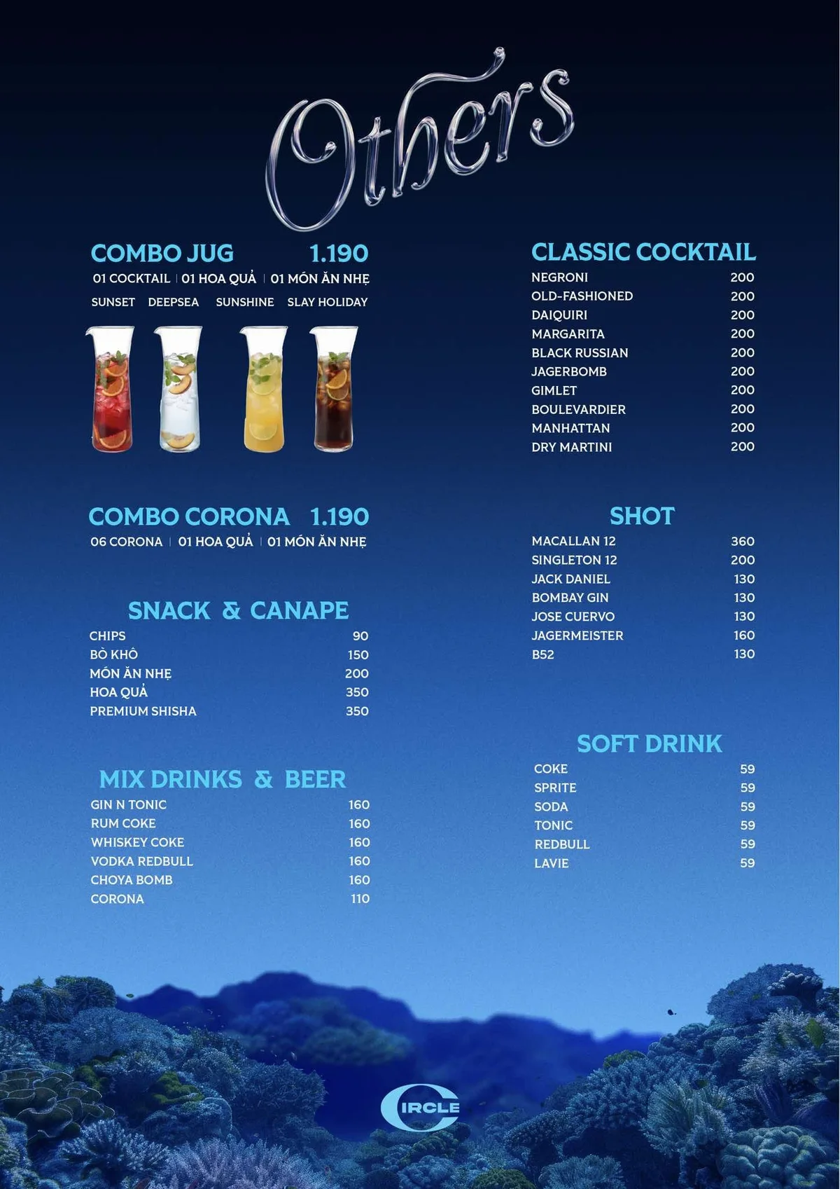 Thực đơn Circle Social Club Hạ Long — trang 6